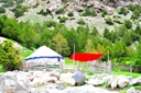 A roadside yurt in Heavenly Vallery.